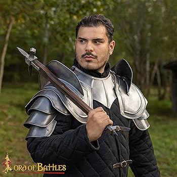 Amazon | Lord Of Battles Pauldron プレートアーマー | 18ゲージの